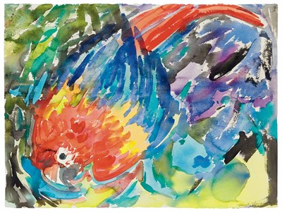 Lot 169 - Hunt Slonem American, b. 1951 Scarlet Macaw...