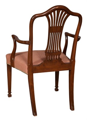 Lot 319 - Set of Eight George III Mahogany Dining Chairs...