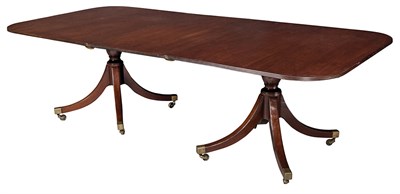 Lot 382 - George III Style Mahogany Double-Pedestal...
