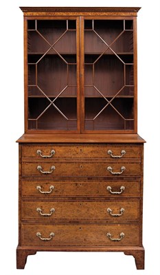 Lot 331 - George III Burl Yewwood and Mahogany...