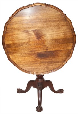 Lot 325 - Georgian Style Mahogany Tilt-Top Table Height...