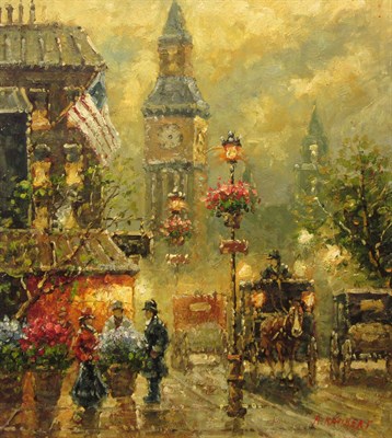Lot 66 - Rene Rambert French, 20th Century Horse-Drawn...