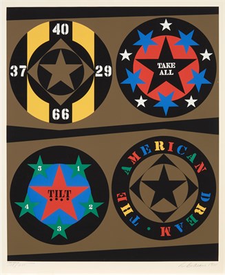 Lot 197 - Robert Indiana THE AMERICAN DREAM (SHEEHAN 63)...