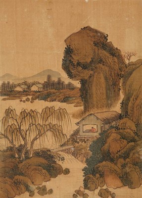 Lot 212 - Attibuted to Dong Hao b. 1956 Album of seven...