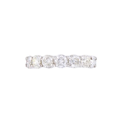 Lot 57 - Platinum and Diamond Eternity Ring