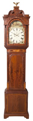 Lot 276 - George III Inlaid Mahogany Tall Case Clock The...
