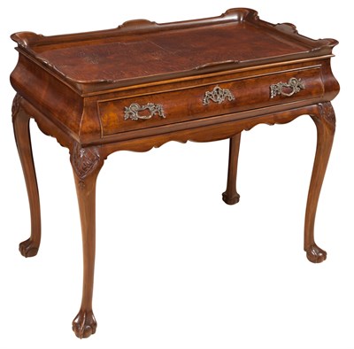 Lot 144 - Dutch Rococo Style Walnut Tea Table 20th...