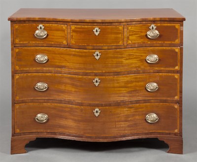 Lot 278 - George III Style Satinwood Chest of Drawers...