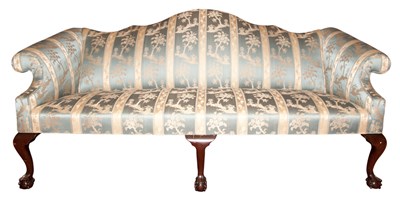 Lot 634 - George III Style Upholstered Mahogany...