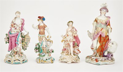 Lot 400 - Group of English Porcelain Figures 18th/19th...