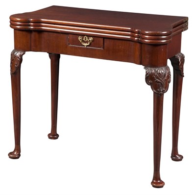 Lot 265 - George II Style Mahogany Triple-Action Games...