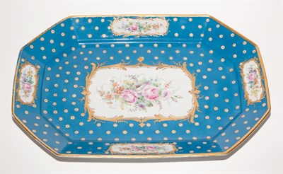 Lot 593 - Paris Porcelain Sevres Style Platter Length 17...