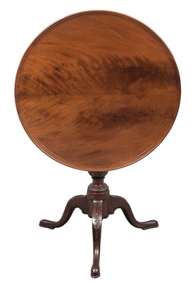 Lot 271 - George II Mahogany Tripod Table The dished...