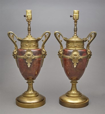 Lot 632 - Pair of Napoleon III Style Gilt-Metal Mounted...