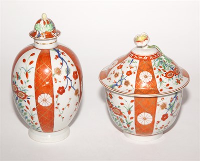 Lot 578 - Two Kakiemon Style Porcelain Jars Height of...