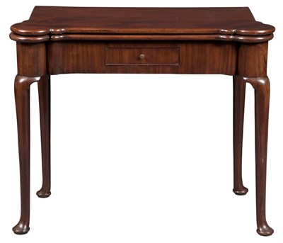 Lot 270 - George II Mahogany Games Table Second quarter...