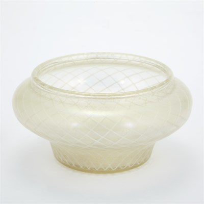 Lot 462 - Tiffany Favrile Glass Cabinet Bowl Circa 1925...