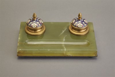 Lot 487 - Continental Cloisonne Enameled, Gilt-Metal and...