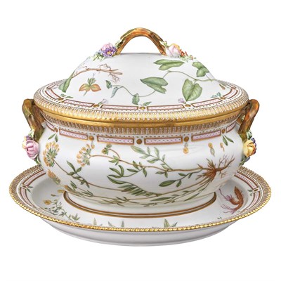 Lot 429 - Royal Copenhagen Flora Danica Porcelain...