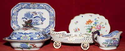Lot 286 - Two Meissen Gilt and Floral Decorated...