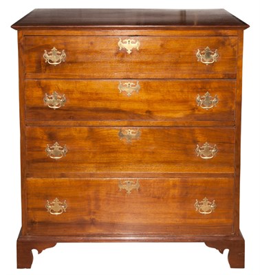 Lot 203 - Chippendale Mahogany Chest of Drawers Height...