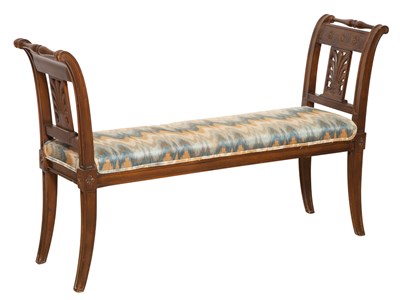Lot 345 - Continental Neoclassical Style Fruitwood...