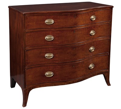 Lot 298 - George III Mahogany Chest of Drawers Circa...