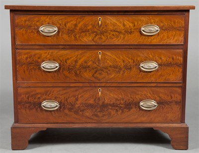 Lot 171 - George III Mahogany Chest of Drawers With...