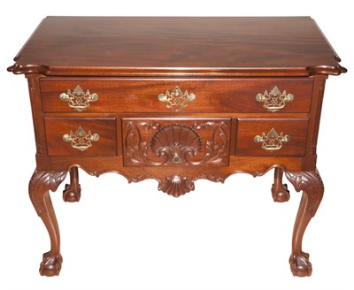 Lot 384 - Chippendale Style Mahogany Lowboy Height 30...