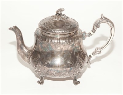 Lot 408 - Odiot Silver Teapot Late 19th/ early 20th...