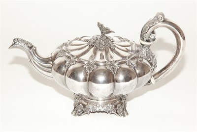 Lot 395 - Odiot Silver Teapot Paris, late 19th/early...