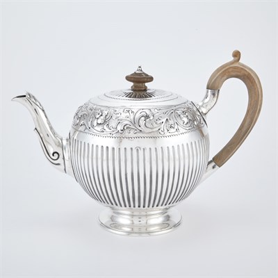 Lot 269 - Victorian Sterling Silver Teapot Charles...