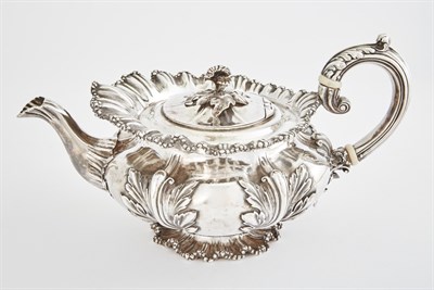Lot 377 - George IV Sterling Silver Teapot and a...