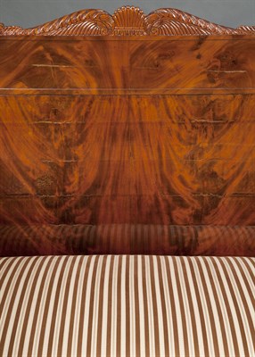 Lot 391 - Russian Neoclassical Mahogany Settee First...