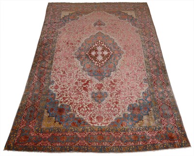 Lot 718 - Silk and Wool Isfahan Carpet Central Iran,...