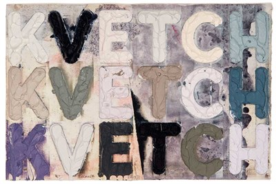 Lot 89 - Mel Bochner American, b. 1940 Kvetch, 2013...