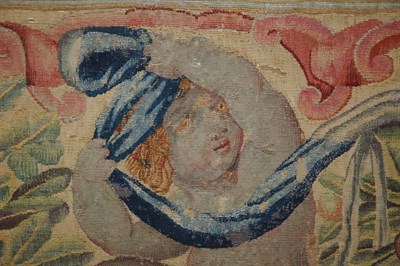 Lot 523 - Franco-Flemish Tapestry Border Fragment...