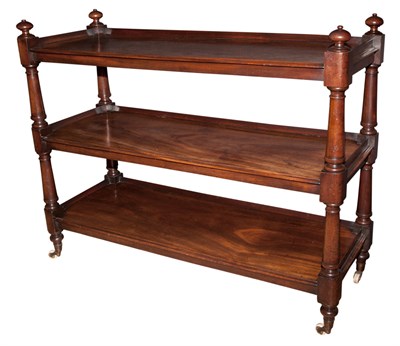 Lot 190 - William IV Mahogany Etagere Height 41 1/2...