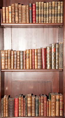 Lot 373 - [BINDINGS] Group of approximately 109 leather...