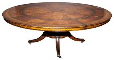 Lot 206 - Regency Style Mahogany Stained Circular...