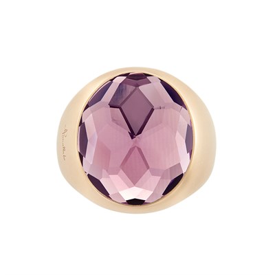 Lot 231 - Rose Gold and Amethyst Ring, Pomellato