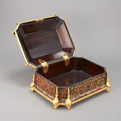Lot 317 - Napoleon III Style Gilt-Metal Mounted Brass...