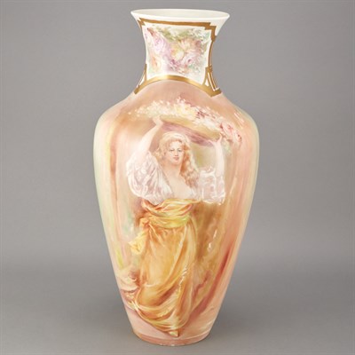 Lot 435 - Lenox Belleek Art Nouveau Gilt and Polychrome...