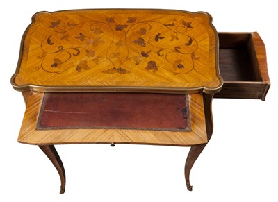 Lot 301 - Louis XV Style Gilt-Metal Mounted Marquetry...