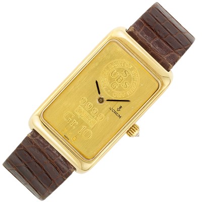 Lot 268 - Lady's Gold Bar Wristwatch, Corum