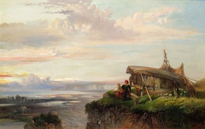 Lot 91 - James Baker Pyne British, 1800-1870 A Rest by...