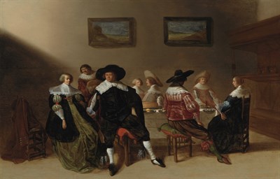 Lot 80 - Anthonie Palamedesz Dutch, 1601- 1673) A...
