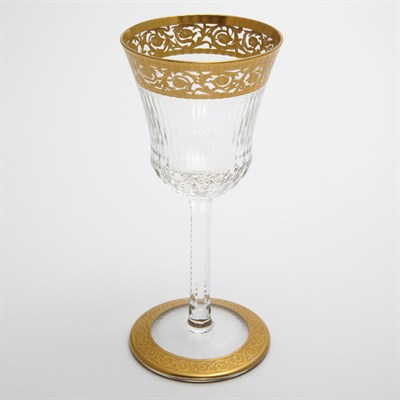 Lot 125 - Set of Twelve Saint Louis Gilt Decorated...