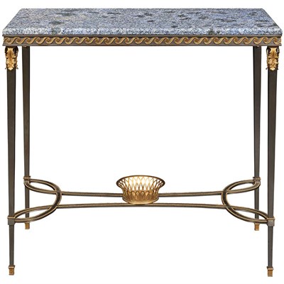 Lot 328 - Louis XVI Style Gilt-Metal and Polished Steel...