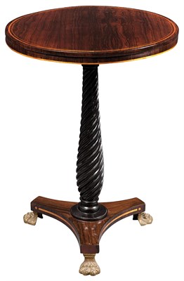 Lot 224 - Regency Rosewood and Part Ebonized Occasional...